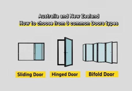 Australia and New Zealand How to choose from 3 common Doors types