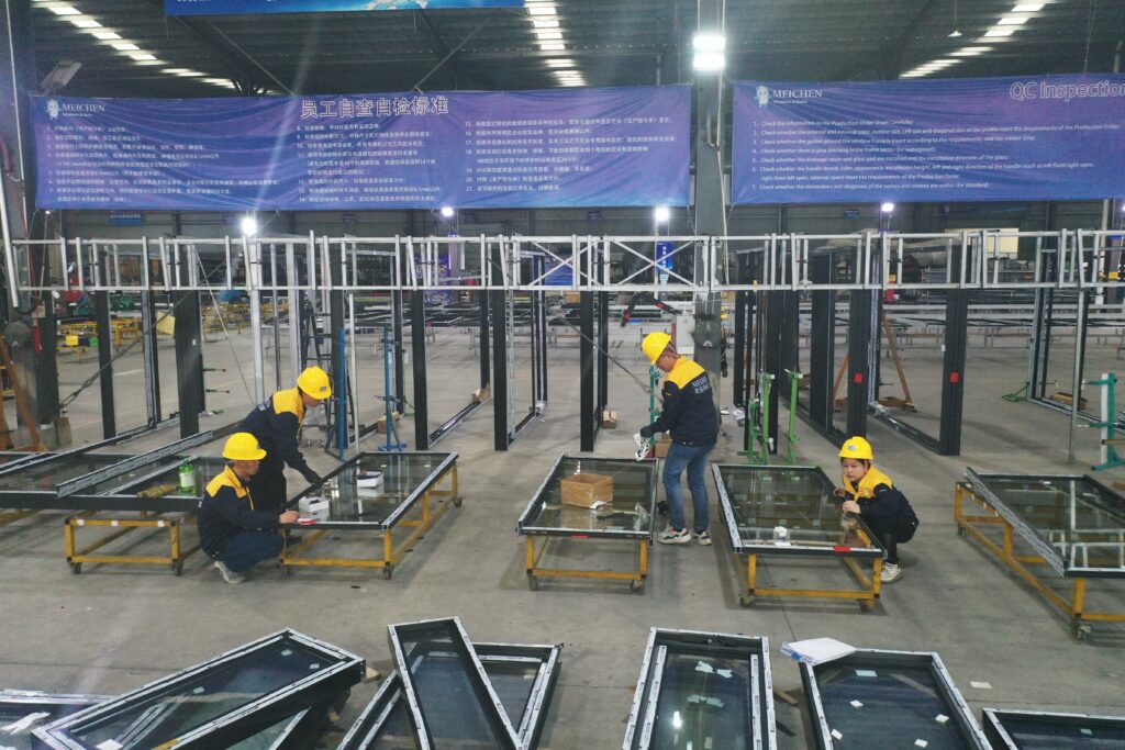 Aluminium windows and doors