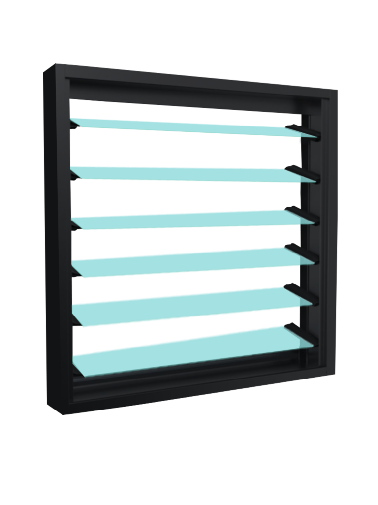 Wellington aluminium louver windows