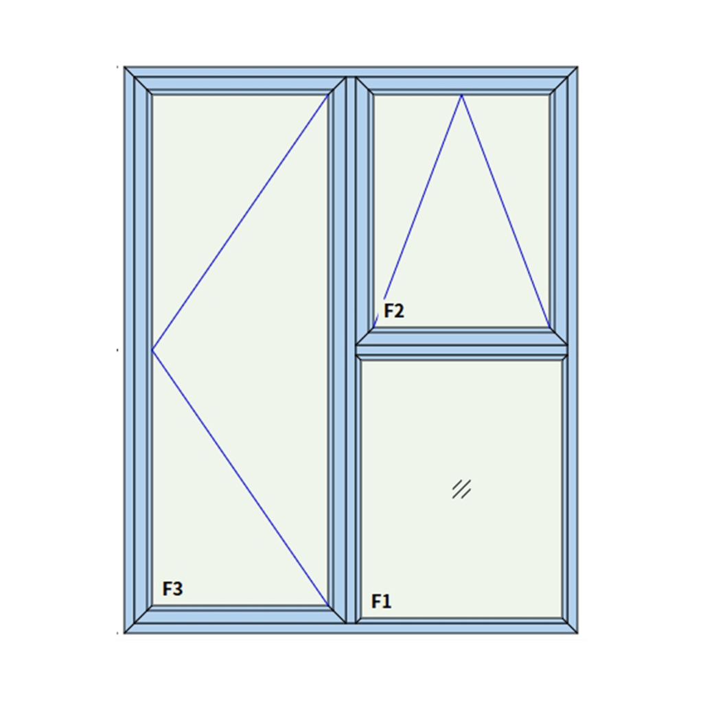 MA100 Hinged Door Plus Awning Window